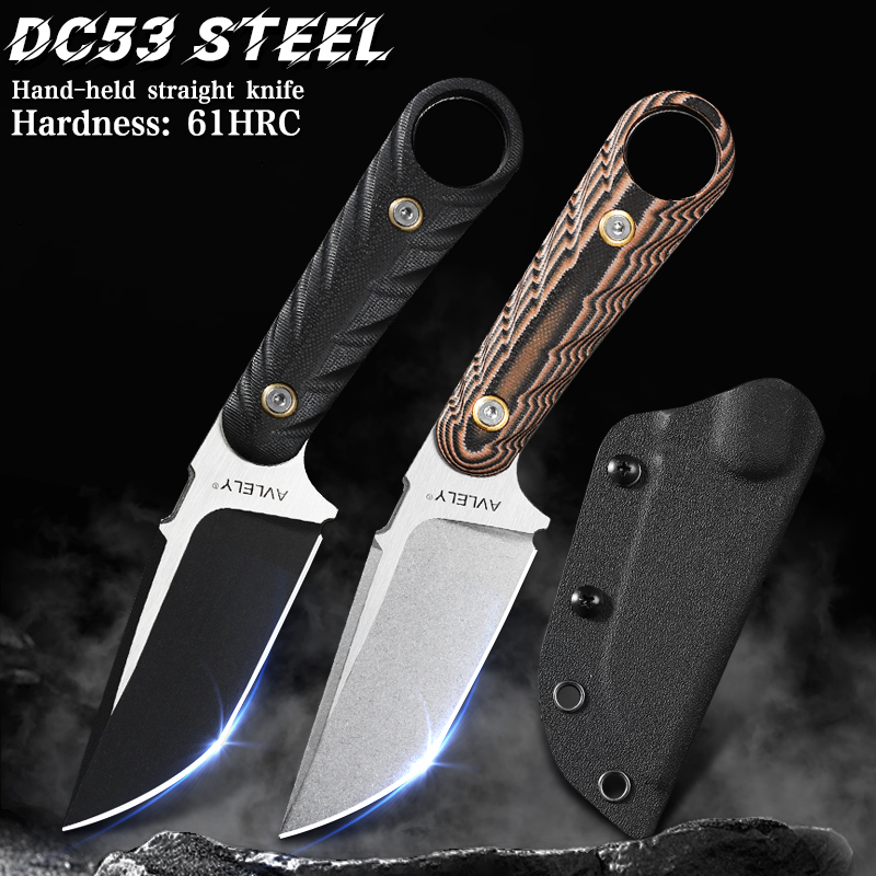 Edc Fixed Blade Deep Carry - Coltello a lama dritta in acciaio