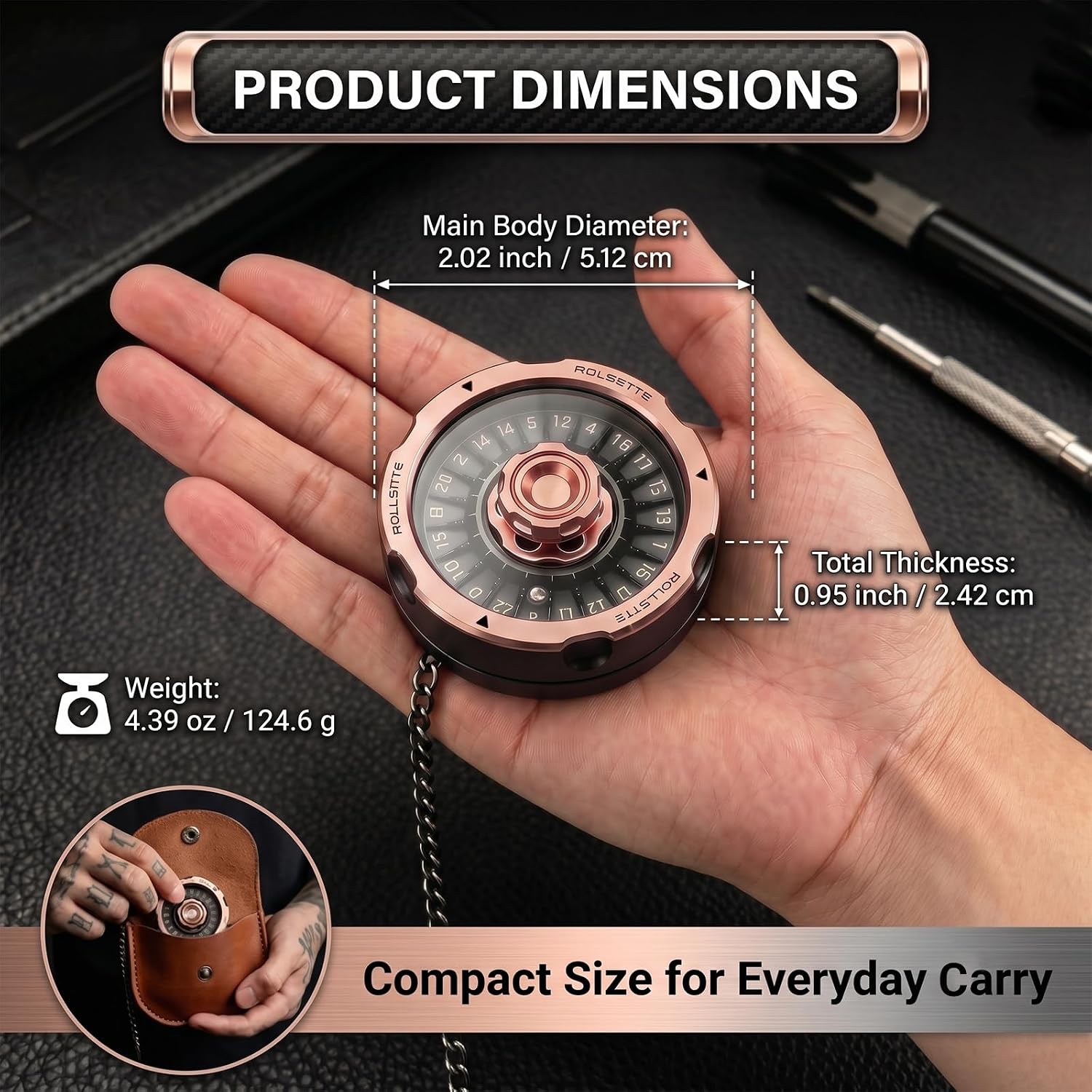Spinner Meccanico in Metallo E - Edc Carry Accessories recensione e prezzo